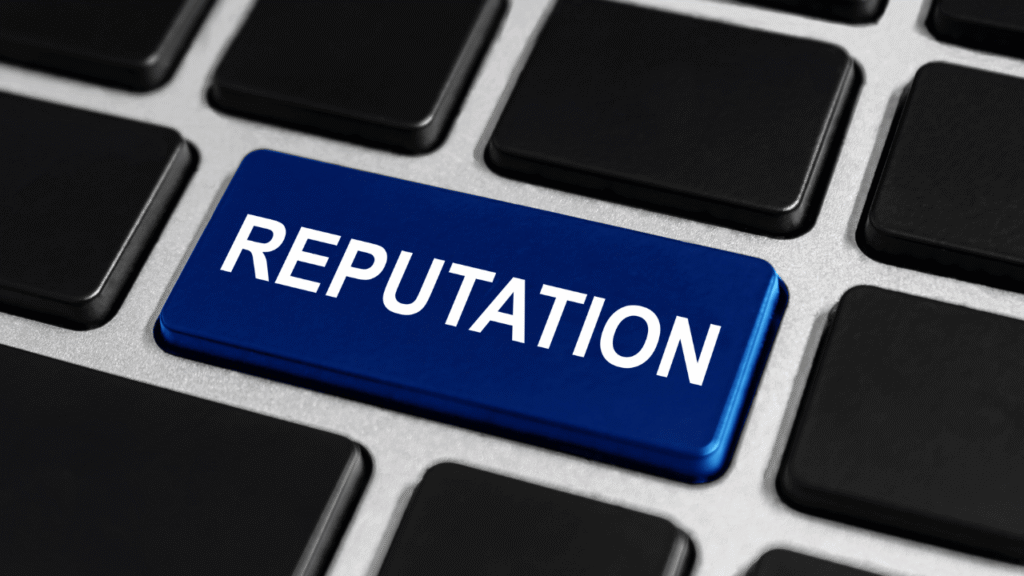 reputationのボタン